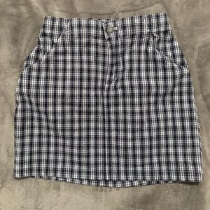Hollister Ultra High Rise Plaid Mini Skirt size XS
